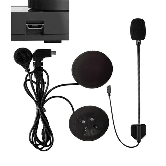 Micrófono de Intercomunicación Bluetooth FreedConn 5 Pines Actualizado para KY Pro TCOM-VB/TCOM-SC