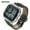 Black White, variant on men and women Electronic Watch Youth Fashion with Transparent Silicone Strap 50m Waterproof Wristwatches for Student 6133