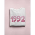 thumbnail image 3 of Sparkly 1992. Sweatshirt Women -Image by Shutterstock, Female x-Large, 3 of 4