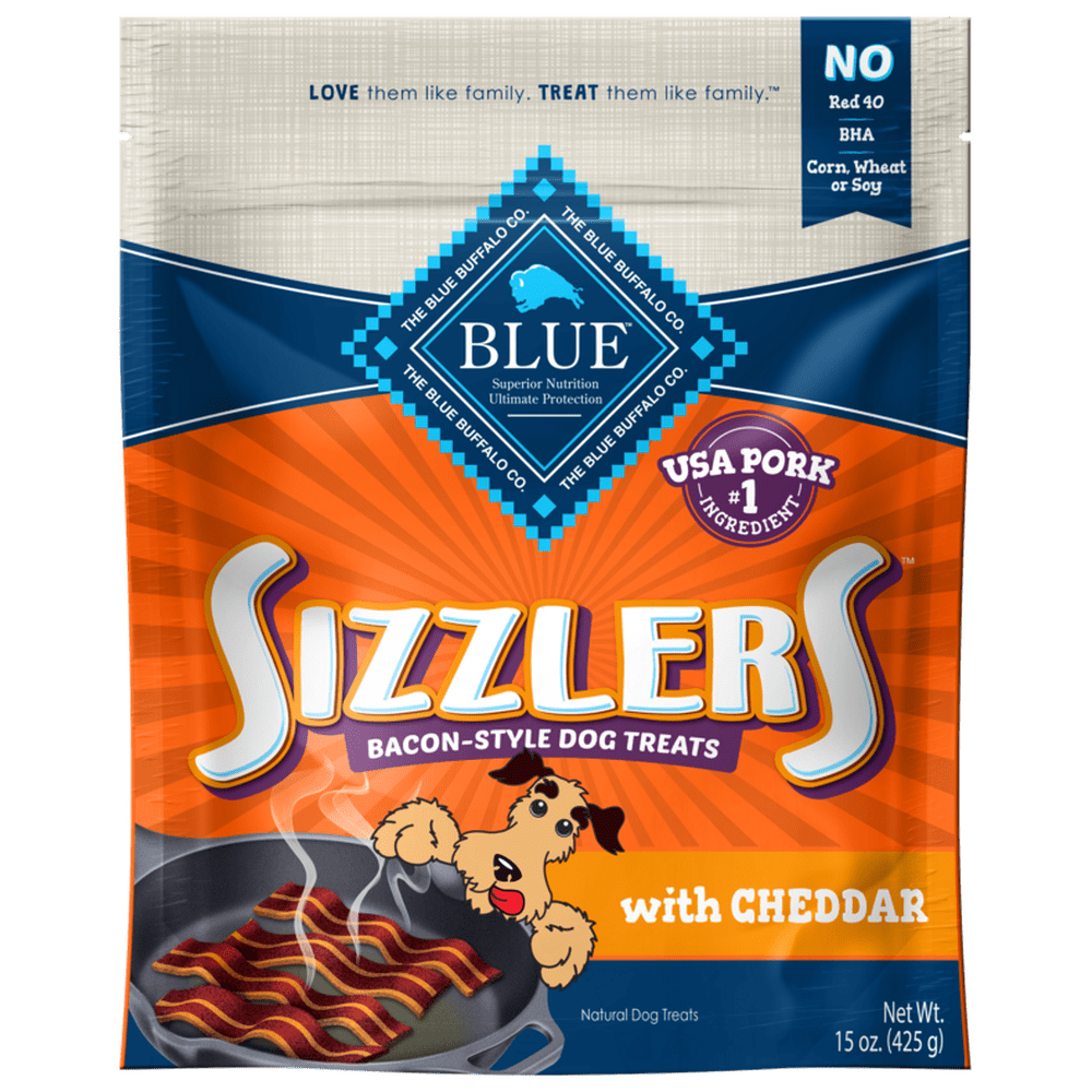 Blue Buffalo Sizzlers Natural BaconStyle SoftMoist Dog Treats