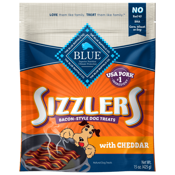 Blue Buffalo Sizzlers Natural BaconStyle SoftMoist Dog Treats