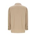 thumbnail image 4 of pstuiky camisa de manga larga para hombre, Camiseta lisa de manga larga con cuello vuelto para hombre, informal, elegante, cómoda, con bolsillos, botones y cremallera. tops de invierno para hombre xl, 4 of 6