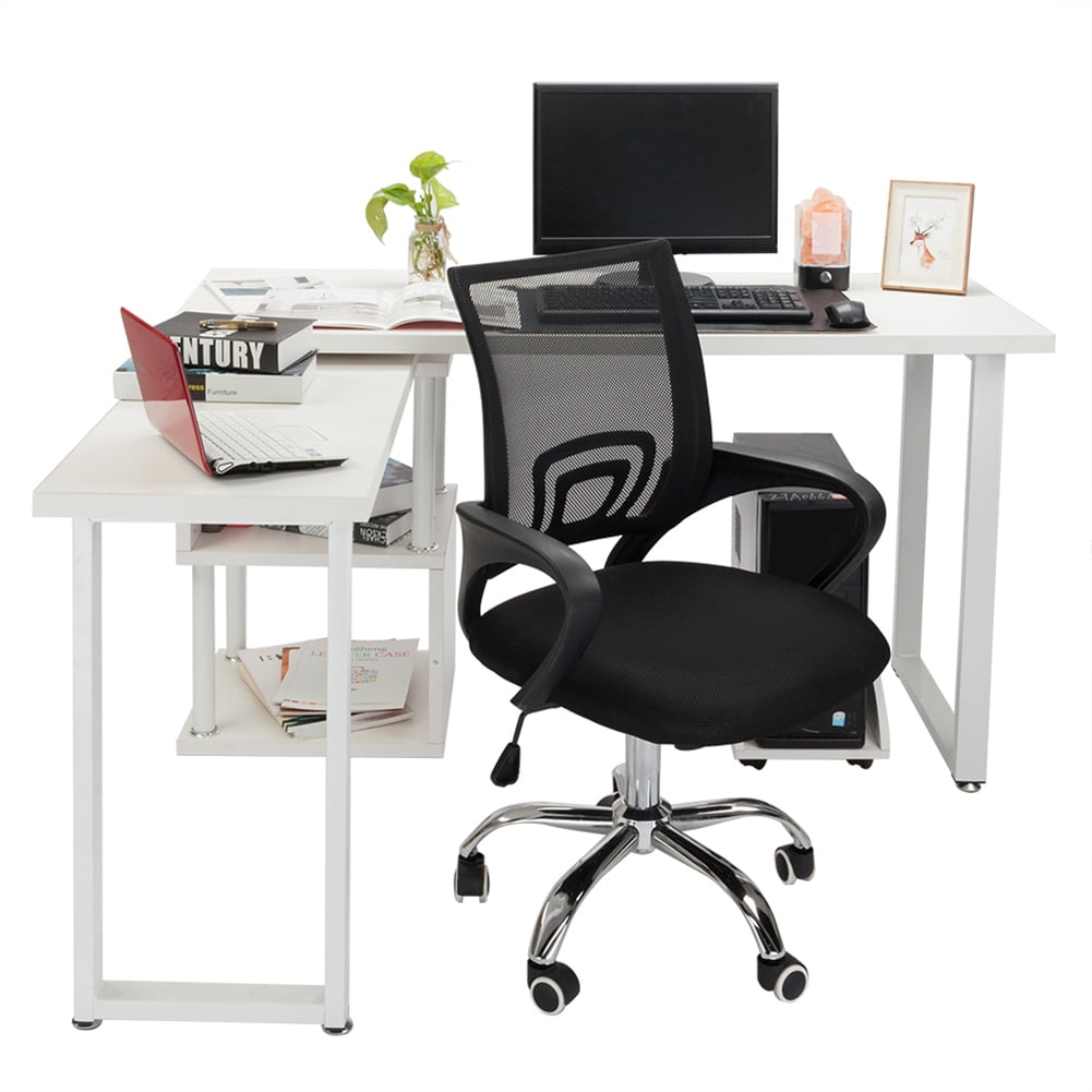Private Jungle Swivel Office Chair, Computer Ergonomic Mesh Chair Backrest Strap, Black