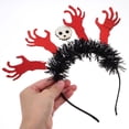 thumbnail image 5 of KAKOWELY Tocado de Halloween con forma de mano de esqueleto, diadema, accesorio para disfraz, recuerdo de fiesta, 5 of 5