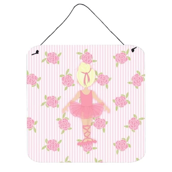 Ballerina Blonde Back Pose Wall or Door Hanging Prints