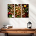 thumbnail image 2 of Elephant Stock Italian Pizza Slices Wall Art - Horizontal Multi Panel Canvas - Dining Room Wall Decor - Food And Drink Multi Panel - Brown And Red Decor - 23" x 14", 2 of 4
