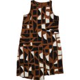 thumbnail image 1 of Vestido Recto Asimétrico para Mujer Alfani Marrón 4, 1 of 1