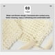 thumbnail image 5 of Bearachild Tiras de baño de sisal, 3 uds., práctico guante de baño, cómodo, relajante, fácil almacenamiento, herramienta de ducha, Juegos de accesorios de baño, 5 of 6