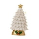 thumbnail image 2 of Adorno de mesa en miniatura para árbol de Navidad, accesorio para fotografía de boda, artesanía de resina de escritorio, estatua navideña Blanco, 2 of 8