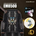thumbnail image 2 of Elite Massage Chair Series EM-8500 – King’s Massage Chair 4D Full-Body invigorating Shiatsu Massage targeting Muscle with Tablet Remote 24 Auto Programs Blue/Grey, 2 of 12