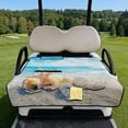 thumbnail image 2 of Psesaysky Golf Cart Seat Covers Universal Golf Cart Seat Blanket with 4 Pockets and Handle Fit for EZGO TXT RXV/Club Car DS Precedent Front Seats 2-Person Seats, Beach Starfish, 2 of 8