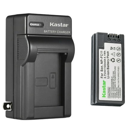 Image of Kastar 1-Pack Battery and AC Wall Charger Replacement for Sony NP-FC11 NP-FC10 Battery Sony BC-VC10 Charger Sony Cyber-shot DSC-P8L DSC-P9 DSC-P7 DSC-P2 DSC-P3 DSC-P5 DSC-F77 DSC-P10 DSC-P12 Cameras