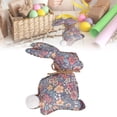 thumbnail image 2 of 3PC Fabric Easter Bunnies, Assorted Pastel Hanging Rabbit Ornaments for Garland, Party Decor & Spring Home Decor, Soft Party Supplies Easter Decorations, 2 of 9