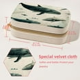 thumbnail image 5 of Whale Travel Organizer: Velvet Portable Necklace Organizer with Removable Compartment - Gift Jewelry Boxes and Jewelry Organizer, 5 of 7