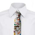 thumbnail image 2 of Tropical Necktie, South America Animals, Dress Tie, 3.7", Multicolor, by Ambesonne, 2 of 3