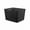 Black, variant on 11 Inch Cube Compatible Y-Weave Storage Basket - Large, Decorative with Cut-Out Handles