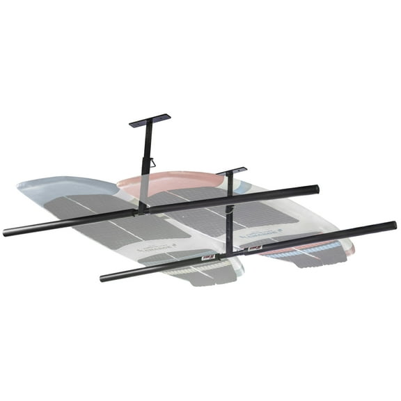 Extreme Max 3006.8761 Extendable Aluminum SUP / Surfboard Ceiling Rack for Home and Garage Overhead Storage