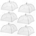 thumbnail image 1 of Portable 17" Foldable Tent with Mesh Cover for Outdoor Activities, 6-Pack, 1 of 5