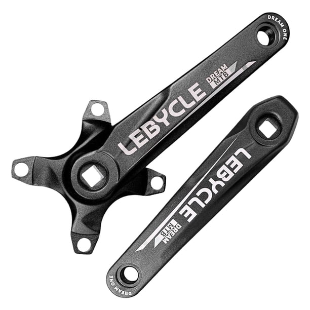Platos y bielas Macarena para bicicleta de montaña plato redondo de aleación de aluminio 70mm 104BCD negro
