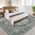 thumbnail image 5 of Large Washable Rug 5x7 FT - Geometric Non-Slip Indoor Carpet, 5 of 14