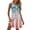 Light Blue, variant on Women's Tank Style Sundress, Sleeveless Summer Dress with Patriotic Design, Lightweight Outfit for Fireworks Nights and BBQs,Red L