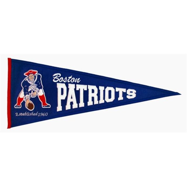 Winning Streak Sports Pennants 61181 New England Patriots Throwback