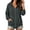Dark Gray, variant on Women's Full Zip Hoodie Thicked, Oversized Long Sleeve Hooded Sweatshirt with Pockets, Womens Zip Up Hoodies with Hoods, Red, S