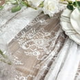 thumbnail image 3 of Efavormart 120"x60" White Premium Lace Rectangle Tablecloth Vintage Rustic Decor With Scalloped Frill Edges, 3 of 11