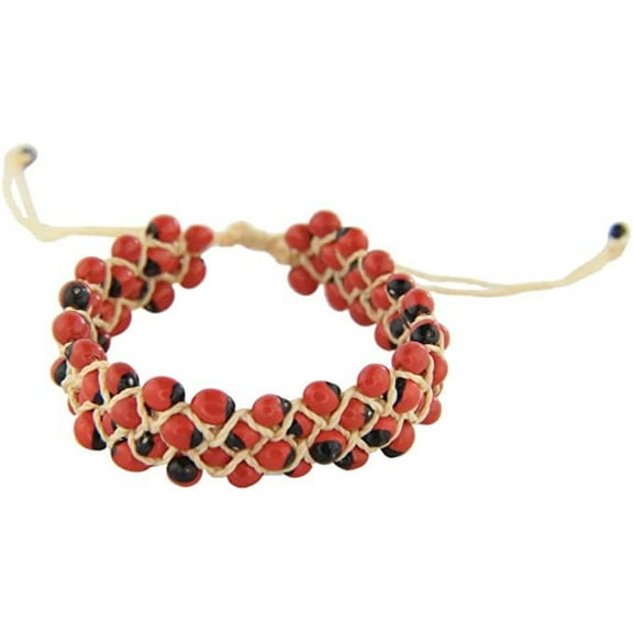 Pulsera de Hilo de Peonia - Evil Eye Knotted String Bracelet