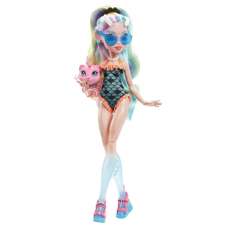 Lagoona Blue Monster High Fashion Doll with Colorful Streaked Hair