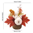 thumbnail image 3 of Table Centerpiece Artificial Fall Foliage Arrangement 1 Piece for Home Kitchen Coffee Table Dining Room Thanksgiving Party Seasonal Decor, 3 of 7