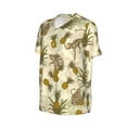 thumbnail image 6 of Fotbe Monkeys and Pinealpples Baseball Jersey Shirt for Men and Women, Casual Short Sleeves Button Down T-Shirt-4X-Large, 6 of 9
