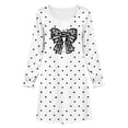 thumbnail image 3 of LIaqionyy Girls Dress Casual Loose Long Sleeve Loungewear Kids Soft Christmas Dresses Home Wear Clothes, 3 of 8