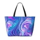 thumbnail image 2 of Fotbe Swirl Blue And Purple Bolsa de Viaje para Playa - Resistente al Agua, Bolsa Tote de Gran Capacidad y Ligera con 7 Bolsillos para Mujeres y Hombres, 2 of 7