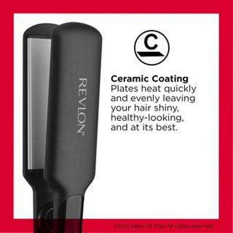 Revlon 2" Ceramic Flat Iron, Black