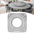 thumbnail image 3 of Plateau Tournant Carré Universel Présentoir Base Roulement Rotatif Robuste Rotation 360 Degrés Remplacement pour Meubles, 3 of 8