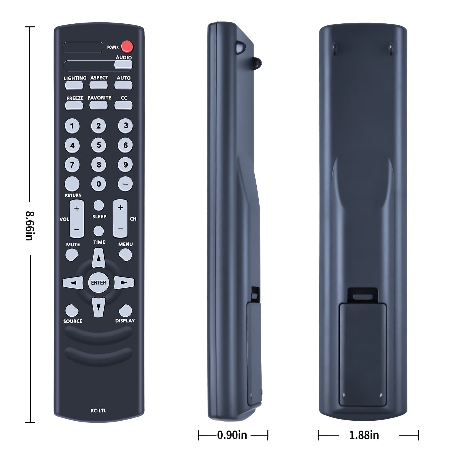 New RC-LTL Replaced Remote Control fit for Olevia TV 532V