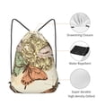 thumbnail image 3 of XMXT Unisex Drawstring Backpack for Women Men, Colorful Butterfly Painting Waterproof Gym Bag String Bags for Shopping Sport Travel, s, 3 of 8