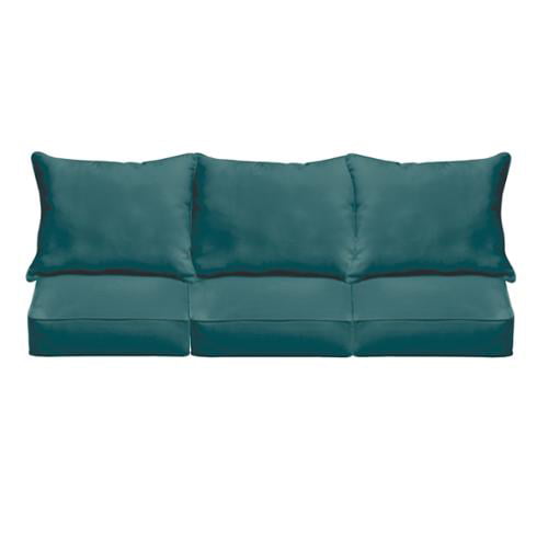 Outdoor Corded Sofa Cushion Set, Indoor Outdoor Sofa Cushions