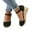 Black, variant on Espadrilles Wedge Sandals for Women 2025 Spring Summer Linen Closed Toe Dressy High Heels Dress Pumps Shoes