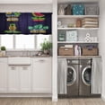 thumbnail image 5 of LALILO Kitchen Curtain Valance Neon Sign Theme Summer Rod Pocket Window Curtain 52"x 18" Set of 2, 5 of 5