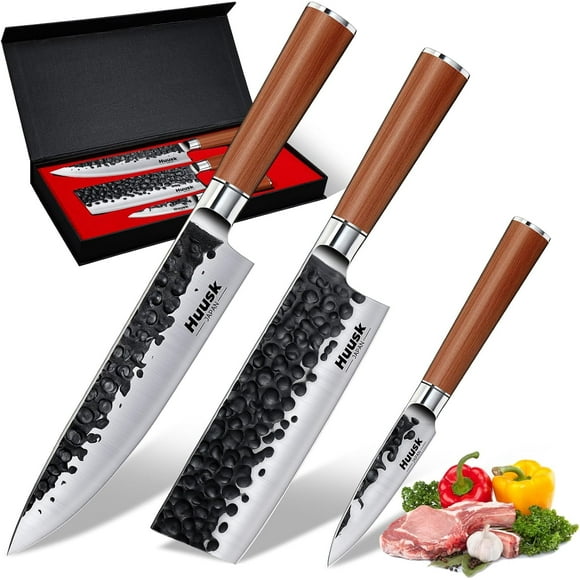 10" High-Carbon Japanese Brisket Knife - Hand Forged Butcher Knife for Meat Carving, Trimming, and BBQ, Ideal for Turkey and Rib Roast