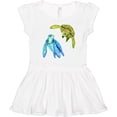 thumbnail image 3 of Inktastic Sea Turtles Swimming Together Girls Toddler Dress, 3 of 5