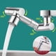 thumbnail image 3 of Extensor de grifo con brazo mecánico telescópico, alargado, artefacto de espuma a prueba de salpicaduras, boquilla de agua giratoria, conexión multifunción, 3 of 4