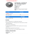 thumbnail image 2 of Front Brake Rotor - Compatible with 2018 - 2020 Dodge Durango S.R.T 2019, 2 of 2