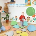 thumbnail image 4 of Costway Set of 11 Non-Slip Balance Stones with Storage Bag for Motor Skills, Strength, 4 of 10