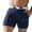 Navy, variant on Wyobmus Mens Swim Briefs Patchwork High Stretch Swimwear Square Leg Shorts Boxer Swimsuits Size S-3XL Orange