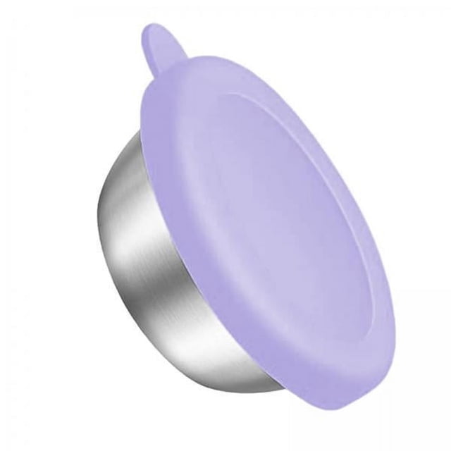 2 tazas de condimentos reutilizables Gloria con tapas de acero inoxidable para niños
