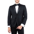 thumbnail image 3 of Mens Black Tuxedo, Jacket Slim Fit Notch Lapel, 3 of 4