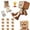 1pcs, variant on Minibee Shaking Wooden Man Doll, 2025 New Wooden Figurine with Magnetic Faces - Fun Car Dashboard Decor